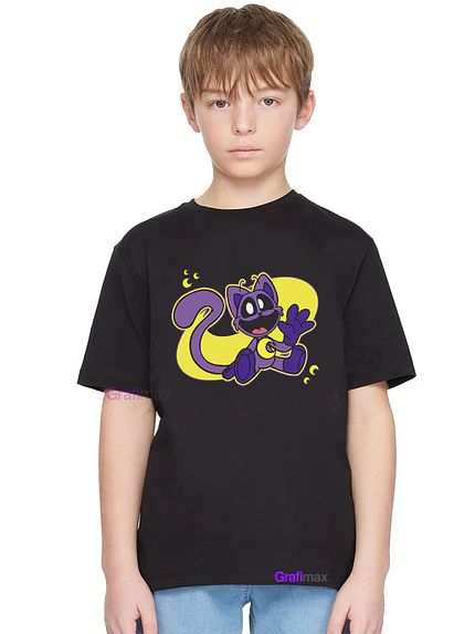 Polera Catnap Poppy Playtime Smiling Niño Videojuego Gfmx 1