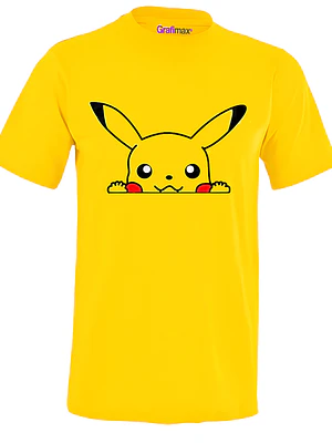 Polera Pikachu Carita Niño Grafimax