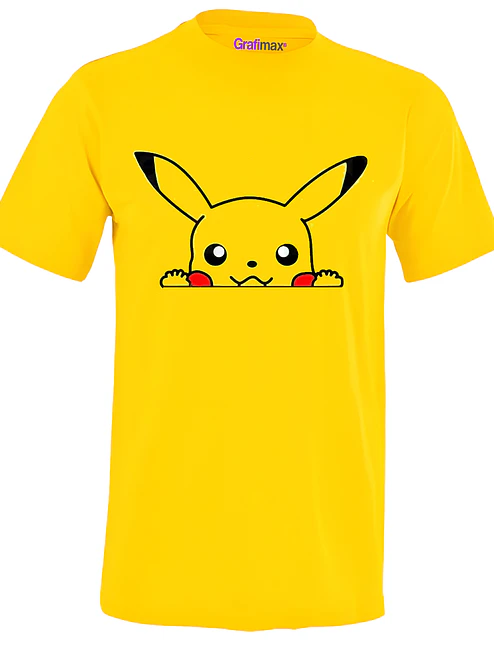 Polera Pikachu Carita Niño Grafimax 6