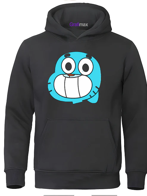 Polerón Gumball Face Niño Adulto Grafimax 1