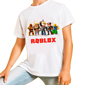 Polera Grafimax Roblox Niños Video Juegos_Grafimax