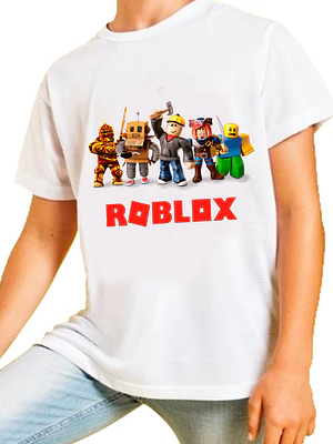 Polera Grafimax Roblox Niños Video Juegos_Grafimax