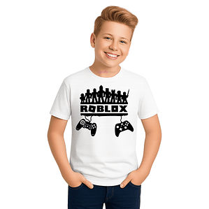 Polera  Roblox NiÃ±os Gamers  AlgodÃ³n Control_GRAFIMAX