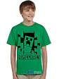 Polera Minecraft Creeper Verde Niños Grafimax - Miniatura 1