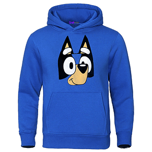 Polerón Blue Y Face Niños Azul Grafimax