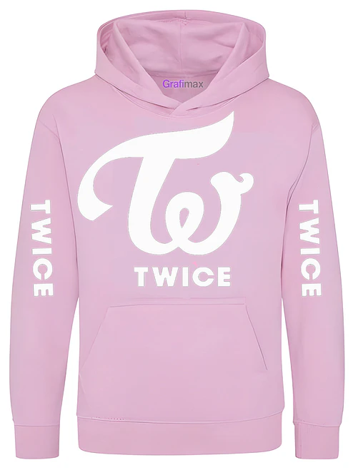 Polerón Twice Glitter Corea K - Pop Oversize Música Grafimax 1