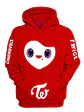 Polerón Lovely Twice Chaengvely Rojo K Pop Música Grafimax - Miniatura 1