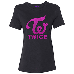 Polera Twice Banda K-Pop Brillo Glitter Corea Mujer Grafimax