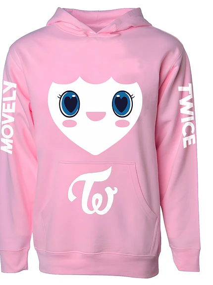 Polerón Lovely Twice Movely Rosa Claro K-Pop Grafimax 1