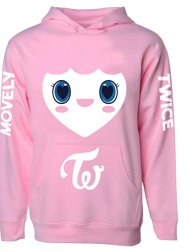 Polerón Lovely Twice Movely Rosa Claro K-Pop Grafimax 1
