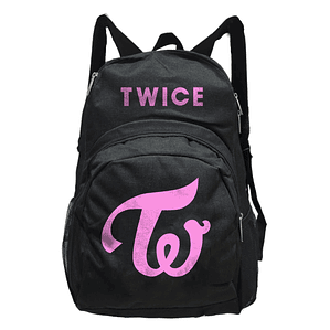 Mochila Twice Música K Pop 20 Litros Negra Grafimax