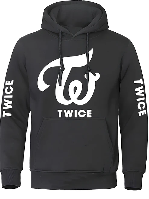Polerón Twice Oversize Kpop Corea Espalda Estampado Música Grafimax 2