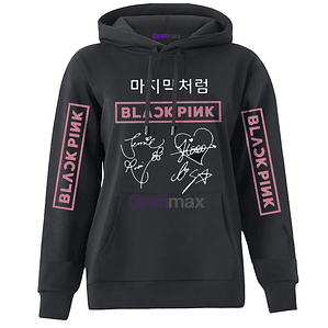 Polerón Blackpink Firmas Kpop Nombre Año Espalda Música Grafimax