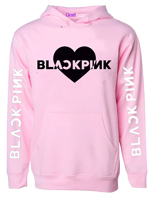 Poleron Blackpink Heart Draw K-Pop Música Grafimax