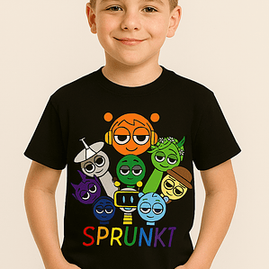 Polera Sprunki Niño 2025 Grafimax 