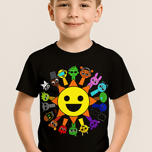 Polera Sprunki Niño 2025 Circulo Grafimax 