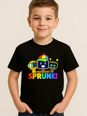 Polera Sprunki Niño 2025 Amigos Grafimax -