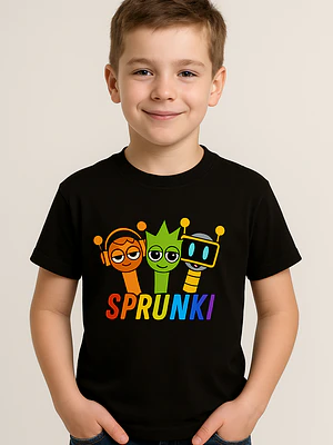 Polera Sprunki Niño 2025 Friends Videojuegos - Grafimax 