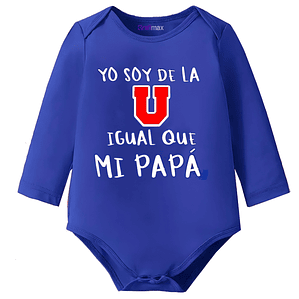 Body Bebe Pilucho Soy De La U Igual Que Mi Papá Grafimax