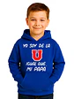 Polerón Niños Universidad de chile Soy de la u como mi papá Grafimax - Miniatura 1