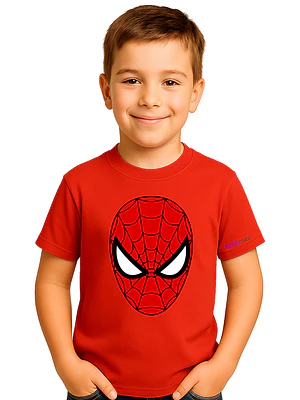 Polera Hombre Araña Spiderman Superhéroes Niño Y Adulto Grafimax