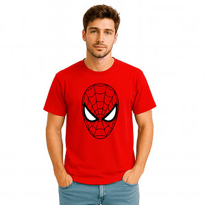 Poleras Araña Spiderman Roja Grafimax