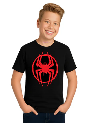 Polera Hombre Araña Spiderman Superhéroes Miles Morales Niño Grafimax
