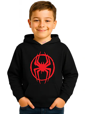 Polerón  Araña Spiderman Rojo Niño Miles Morales   _Grafimax 