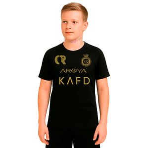 Polera Camiseta Al-nassr Cristiano Ronaldo Infantil Juvenil _Grafimax 