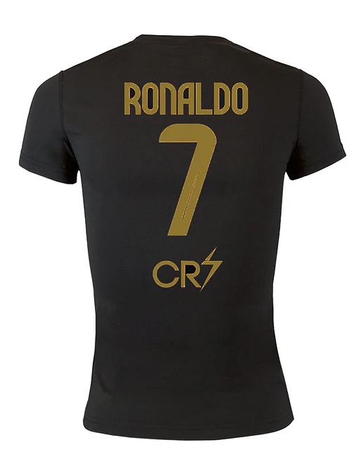 Polera Camiseta Al-nassr Cristiano Ronaldo Infantil Juvenil _Grafimax  2