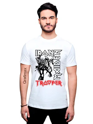 Polera Iron Maiden Trooper Rock Metal Grafimax
