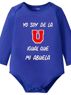 Body bebé Pilucho Soy De La U Igual Que Mi Abuela universidad de chile Grafimax- 