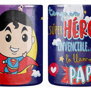 Tazón Día Del Padre Superhéroe Invencible Grafimax