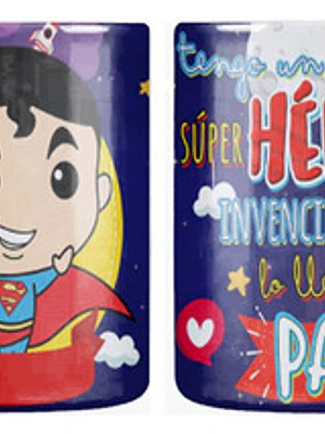 Tazón Día Del Padre Superhéroe Invencible Grafimax