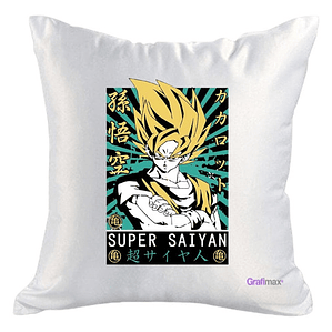 Cojín Felpa Dragon Ball Super Saiyan 40x40 Grafimax