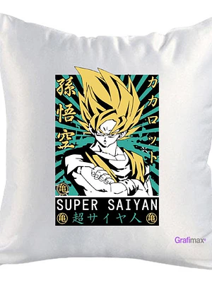 Cojín Felpa Dragon Ball Super Saiyan 40x40 Grafimax