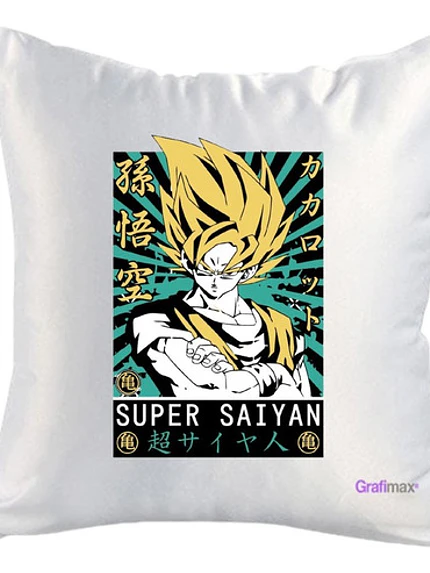 Cojín Felpa Dragon Ball Super Saiyan 40x40 Grafimax 1
