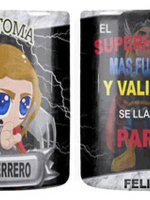 Tazón Día Del Padre Thor Papá Guerrero Grafimax