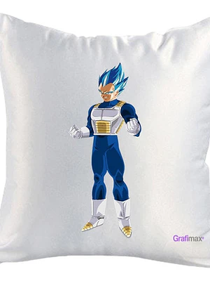Cojín Felpa Dragon Ball Vegeta Super Saiyajin 40x40 Grafimax