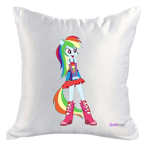 Cojín Felpa Rainbow Dash Equestria Girls 40x40 Grafimax