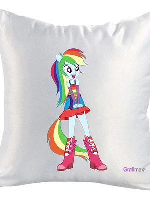 Cojín Felpa Rainbow Dash Equestria Girls 40x40 Grafimax
