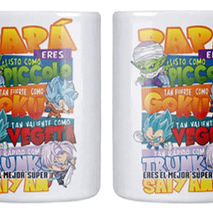Tazón Día Del Padre Eres El Mejor Super Saiyan Grafimax