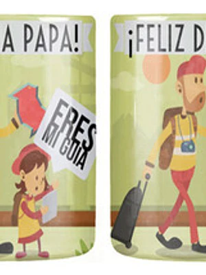 Tazón Día Del Padre Feliz Día Papá Eres Mi Guía Grafimax