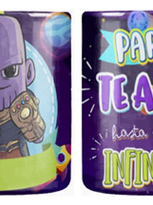 Tazón Día Del Padre Thanos Te Amo Hasta El Infinito Grafimax
