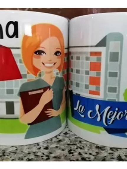 Tazón Tens Enfermera Medico Paramédico Hospital  Grafimax 3