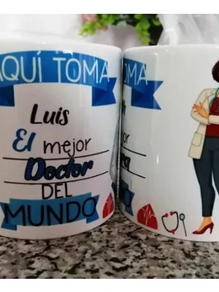 Tazón Tens Enfermera Medico Paramédico Hospital  Grafimax 7