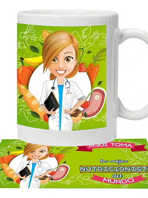 Tazón La Mejor Nutricionista Personalizado Grafimax