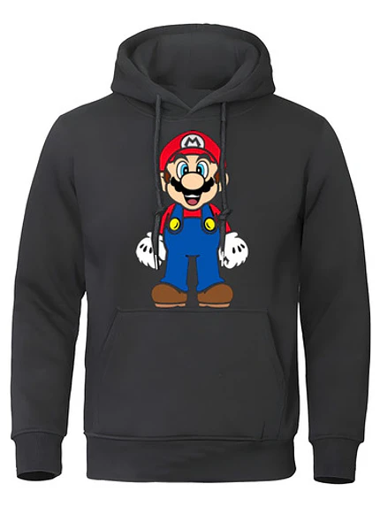 Polerón Niño Mario Super Mario Bros Videojuegos Grafimax 1