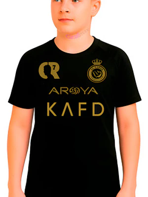 Camiseta Al-nassr Cristiano Ronaldo Infantil Juvenil Gfmx