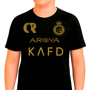 Camiseta Al-nassr Cristiano Ronaldo Infantil Juvenil Gfmx